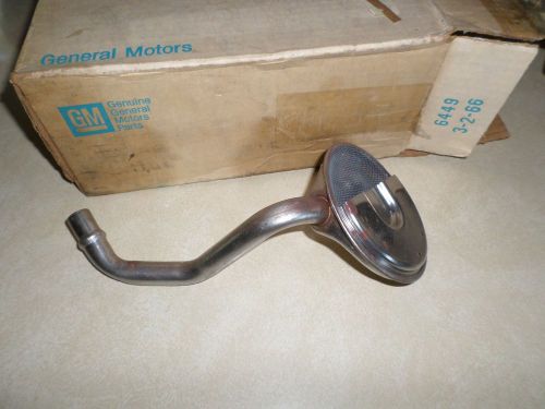 1962 1967 nova chevrolet truck series 10 nos oil pan suction pipe and screen asm