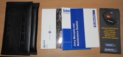 2003 subaru impreza owners manual