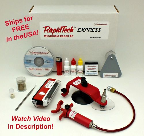 Windshield repair kit rapidtech express