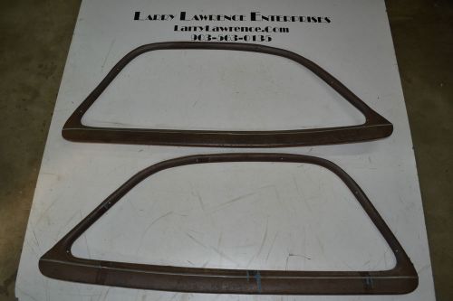 1941 cadillac coupe 2dr and others: interior door garnish trim moulding set
