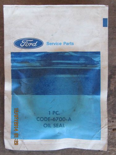 Nos 1960 61 62 63 64 65 66 67 68 ford front 6cyl engine cover seal c0de-6700-a
