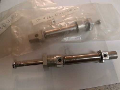 Rexroth pneumatic cylinder 0 822 031 202 stroke 1&#034; shaft 6mm new each