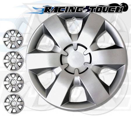 4pcs set 14&#034; inches metallic silver hubcaps wheel cover rim skin hub cap #226