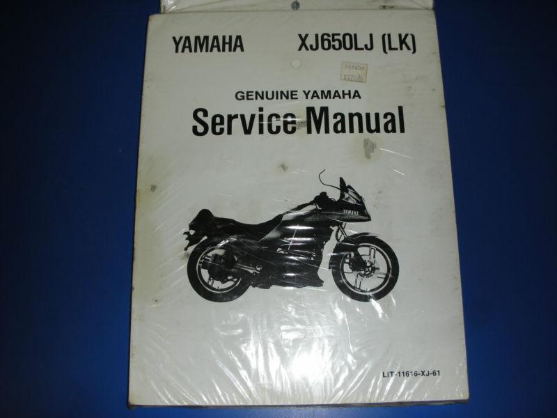 New service manual for a yamaha xj650lj (lk)