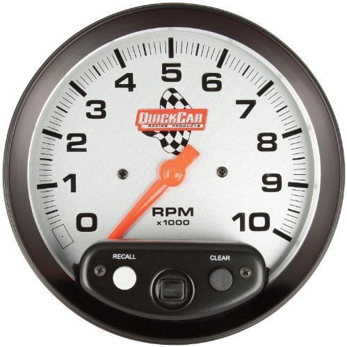 Quickcar racing products 611-6001 5&#034; diameter tachometer gauge