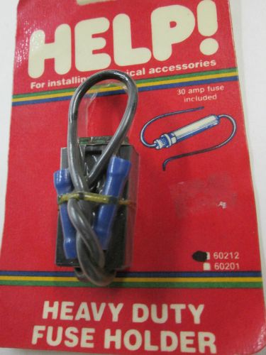 Help parts universal heavy duty push-in fuse holder w/ 30 amp fuse