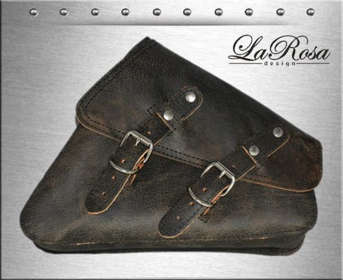 2004-2016 larosa rustic black leather harley sportster nightster right saddlebag