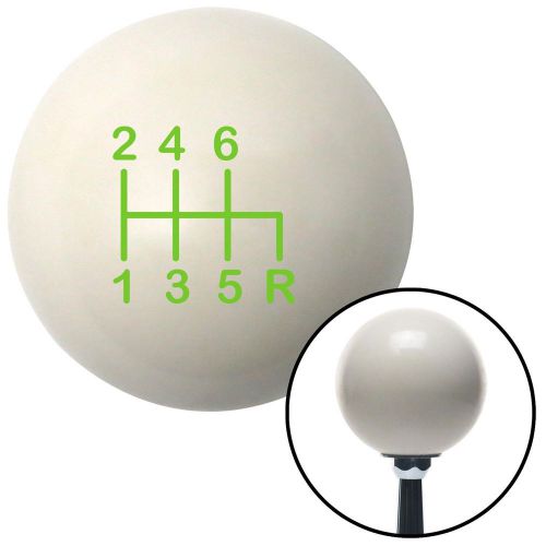 Green shift pattern 23n ivory shift knob with m16x1.5 insertboot grip lever leve