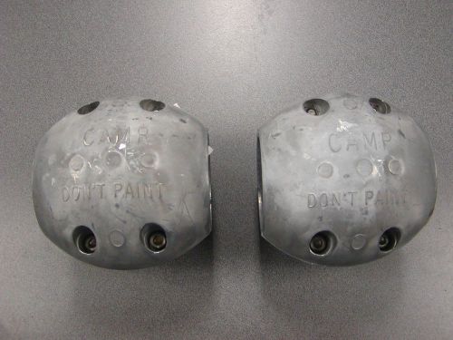 Camp propshaft zinc anodes x-10 for 2-1/4 in. shaft 1 pair new