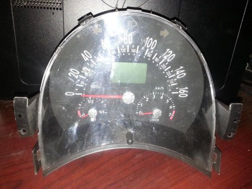 Volkswagen beetle speedometer (cluster), mph, htbk, 1.8l (turbo), at 03