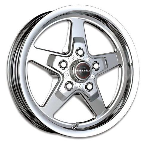 Racestar drag star wheel polished 15x3.75 - 5x4.75 - 1.25bs 92-537240dp
