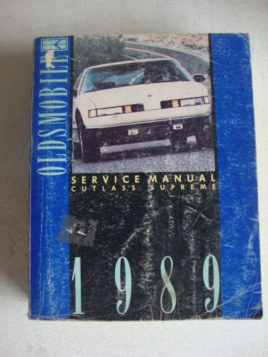 1989 oldsmobile cutlass supreme factory shop repair service manual