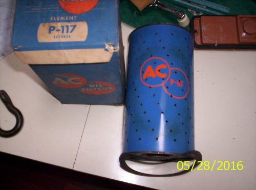 Vintage genuine a.c. oil filter p117