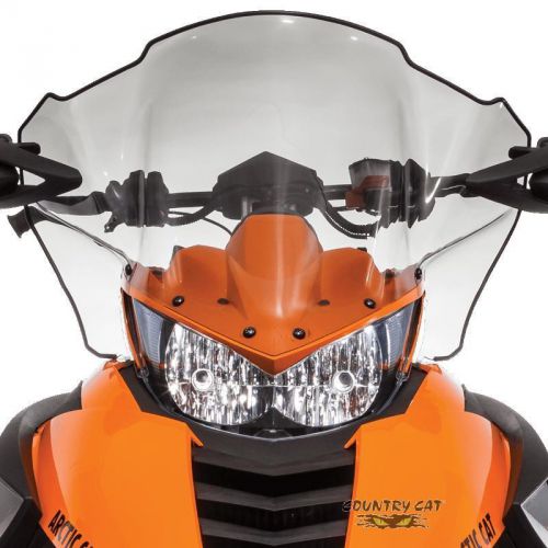 Arctic cat 2012-2016 zr f xf m 3000 7000 mid height clear windshield - 6606-722