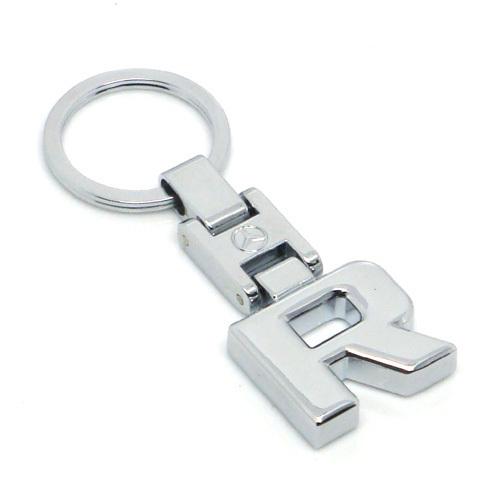Pendant keychain key chain ring chrome fit mercedes benz r r350 r320 r500 r63amg