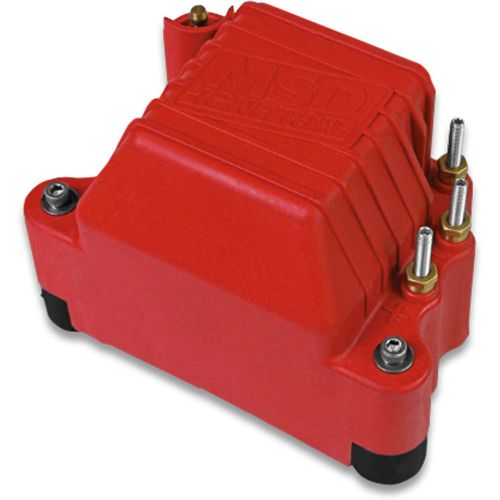 Msd ignition 8142 pro mag 44 amp coil u core red 45,000 volt