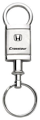 Honda kcv-crt crosstour satin-chrome valet keychain/key fob engraved in usa genu