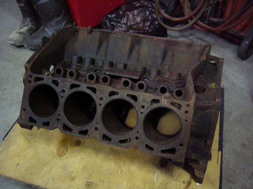 1969 442 w-30 engine block   (distributor red fender not for sale now)