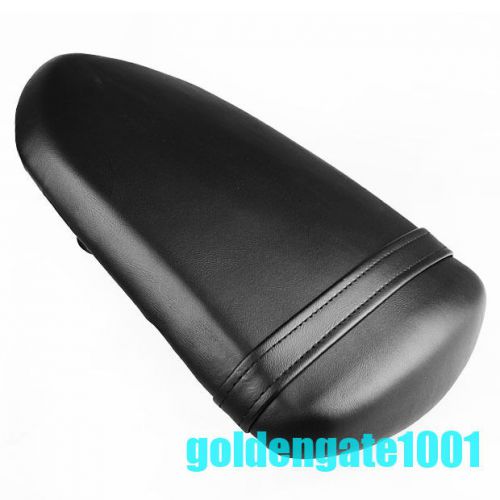 Black leatherette rear passenger seat cover cowl kit for suzuki gsxr 1000 05 gg