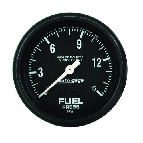 Auto meter 2311 autogage; fuel pressure gauge