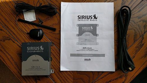 Sirius satellite radio tuner kit for clarion