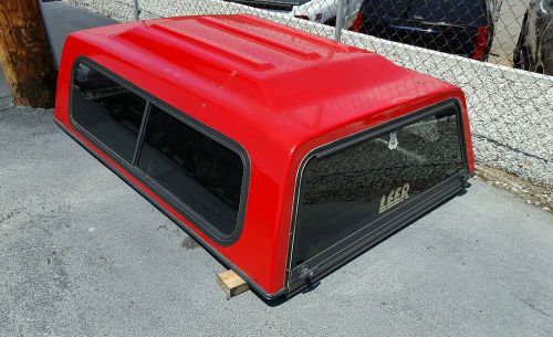 Leer fiberglass camper top shell red off 2004 ford ranger