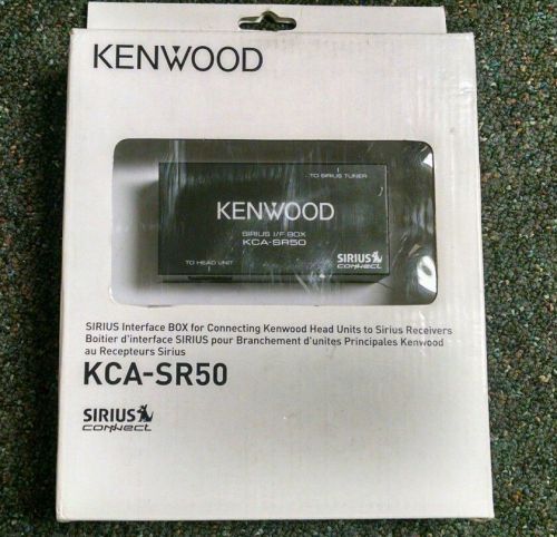 Kenwood sirius kca-sr50 satellite radio interface