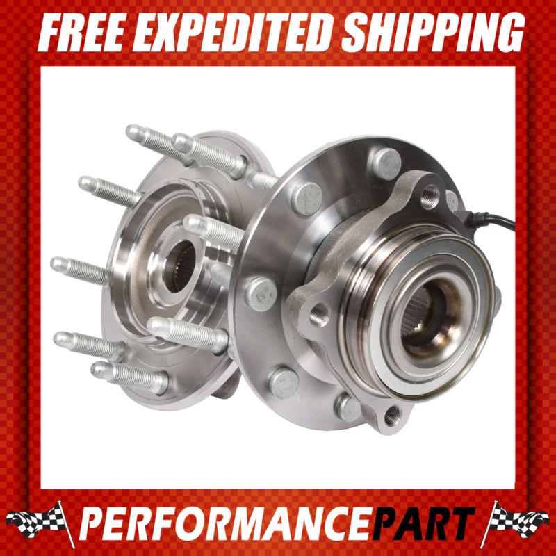 2 new gmb front left and right wheel hub bearing assembly pair w/ abs 730-0338