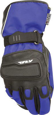 Fly street xplore blue/black waterproof insulated motorcycle riding glove
