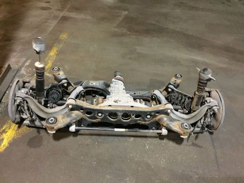 09-16 audi a4 rear differential carrier assembly and subframe with suspension