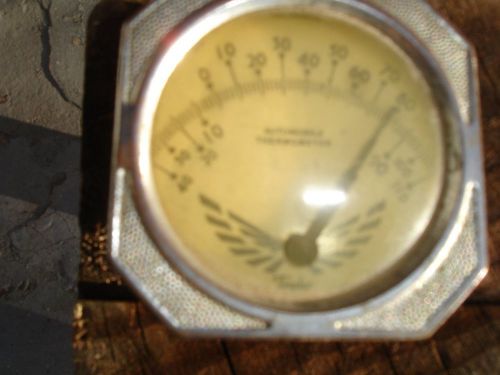Vintage car thermometer, auto thermometer, gm accessory
