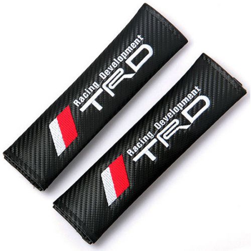 2pcs toyota trd racing car seat belt cover pads shoulder cushion