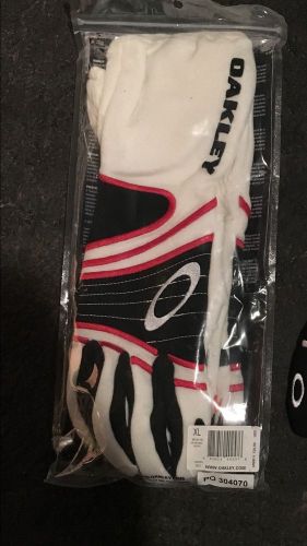 Oakley racing gloves white xl