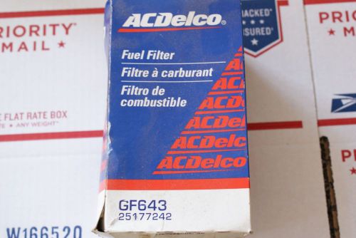 New acdelco gf643 fuel filter
