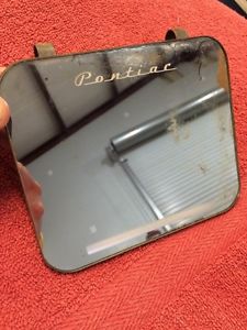 1930&#039;s-1950&#039;s vintage gm original pontiac sun visor vanity mirror 6 x 5&#034;