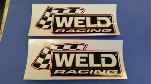 Weld wheels racing decals stickers nhra offroad hotrod nmca garage powersports