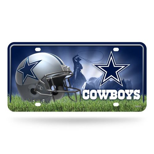 Dallas cowboys nfl license plate aluminum stamped metal tag for car truck