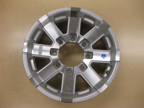 Qty 4 16x6 8-6.5 alum hi spec wheel #7 silver inlay 3960lbs 0766865shd free ship