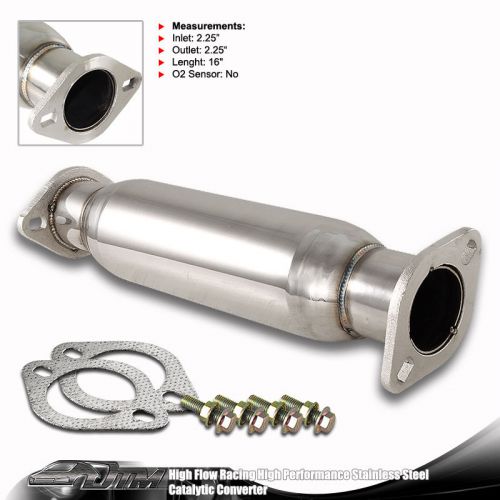 High flow stainless steel catalytic converter exhaust for 93-97 nissan altima