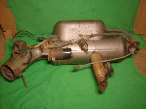 Vintage antique v.w. porshe 6 volt benzin gas heater 1750 type western germany