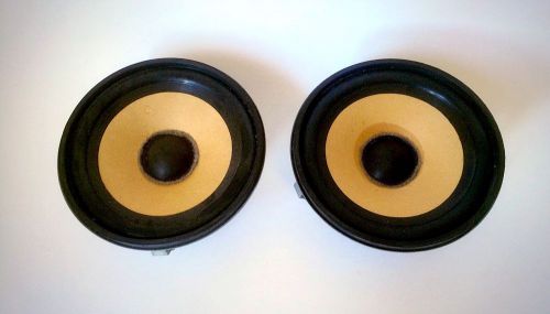 Vintage pair 4&#034; mercedes dash speakers 4910420137 1977-1980 made in hungary