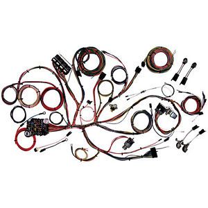 American autowire 510125 mustang comp wiring classic kit 65-66
