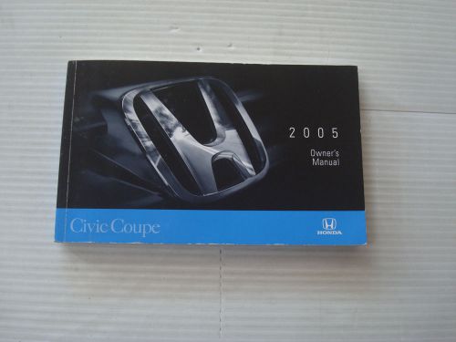 2005 honda civic coupe owner&#039;s manual
