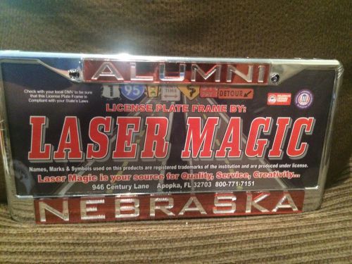 Nebraska huskers license plate frame