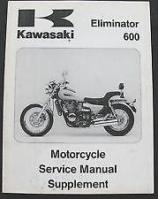 Find Kawasaki Eliminator 600 Manual Supplement in Lake City, Florida, United States, for US $17.00