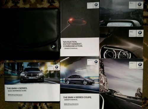 2014 bmw 4 series coupe owners manual navigation manual complete set with case