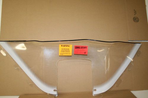 Polaris windshield, fits: most models 88-98, clear w/white base, koronis, see ap