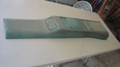 1958,59,60 ford thunderbird original inside floor console turquoise color