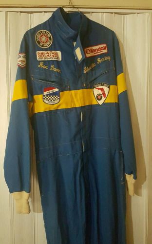 Vintage speed sport racing suit