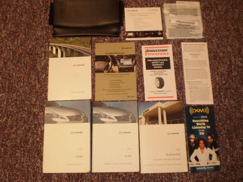 2010 lexus es 350 complete car owners manual books guide case all models
